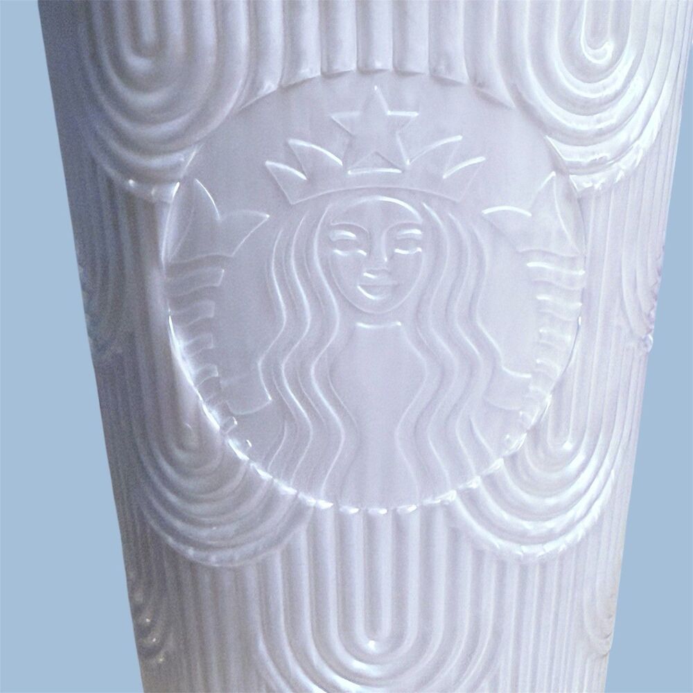 New Starbucks 2023 Spring White Mermaid Cold Cup Grande Tumbler 16oz